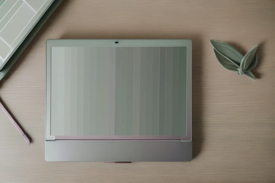 Nuancier de couleurs vert sauge testé à l'écran pour le choix des couleurs d'un logo de boutique