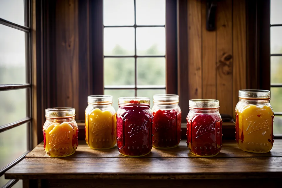 Pots de confiture artisanale finis, logo bien placé en coin et identité visuelle lisible sur l'étiquette.