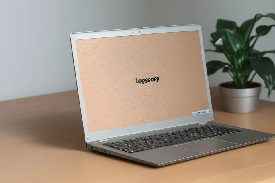 Interface de logiciel de design montrant un mockup de sac en papier avec un logo